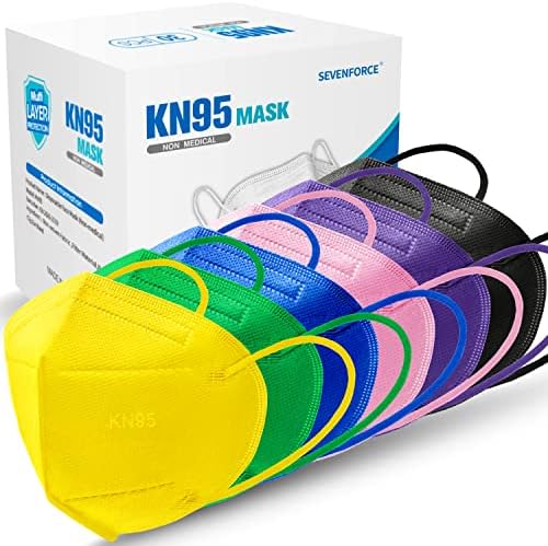Kids KN95 Face Masks 30pc - Childrens Disposable Face Mask, 5-Ply Breathable and Comfortable Safety Mask(Kid-Size,6 Color Set-A)
