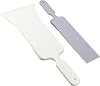 Hovom 2PCS Car Bulldozer Squeegee, Long Handle Tint Tools, Scrubber Bulldozer Squeegee for Car Window CleaningVinyl WrapSnow Frost Ice Removal, Auto Flat Glass Tint Squeegees 2PCS: GrayWhite