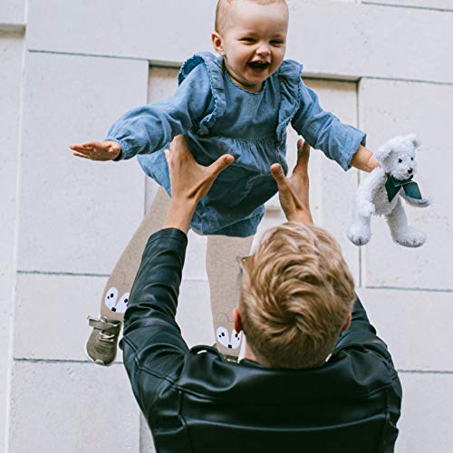 Amosfun Leggings para Crianças Calças de Malha para Bebês Leggings de Pelúcia para Crianças Raposa E