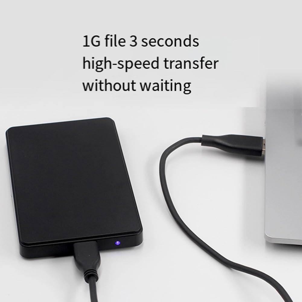 Disque Dur Externe Mobile USB 3.0 Élevé 750 Go de Stockage Disque Dur Portable pour Ordinateur Portable de Bureau