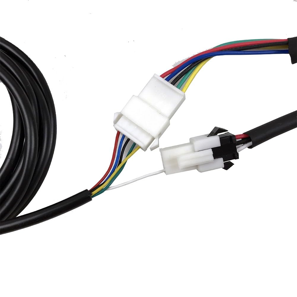 Pantalla para bicicleta eléctrica KT-LCD9R con acelerador de pulgar, instrumento LCD para 24 V/36 V/48 V, velocidad, distancia, indicador de batería, ayuda de marcha atrás, control de crucero