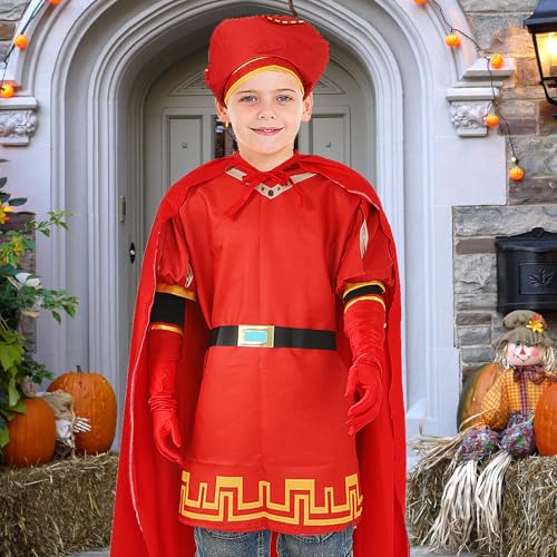 Disfraz Kids Lord Farquaad con capa y sombrero para niños miniatura 4