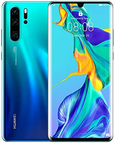 Huawei P30 Pro Single-SIM VOG-L09 8GB RAM + 128GB (GSM Only, No CDMA) Factory Unlocked 4G/LTE Smartphone - International Version (Aurora)