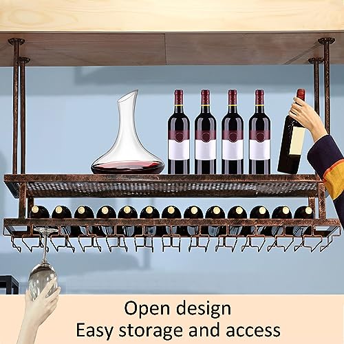 Support à verres à vin réglable pour optimiser l'espace des petits comptoirs de cuisine