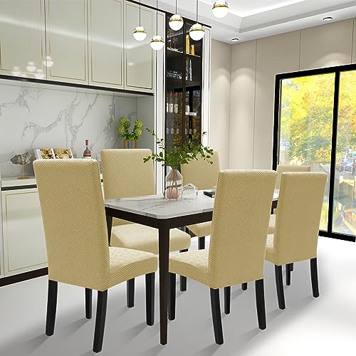 XINEAGE 2 Packs Newest Pattern Dining Chair Slipcover Parsons Chair Furniture Protector Stretch Chair Covers for Dining Room Restaurant - Image 2