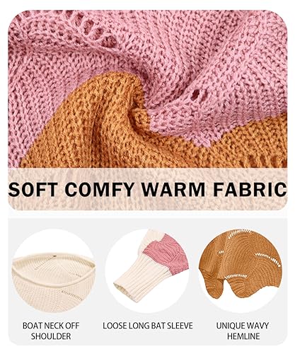 Image of RITERA Women Plus Size Soft-Touch Sweaters Casual Lightweight Crewneck Soft Knit Oversized Pullover Loose Fit Fall Jumper Top