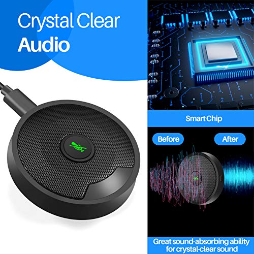 PAIRIER USB Mikrofon für Konferenz Plug & Play für Computer Laptop kompatibel mit Mac OS Windows PC für Videokonferenz… – Bild 7