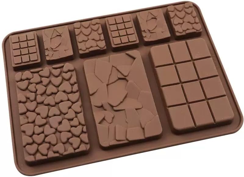 Miniatura 2 de Moldes de silicona para dulces y chocolate, paquete de 2, bandeja antiadherente para cubitos de hielo, herramientas para hornear para gelatina,