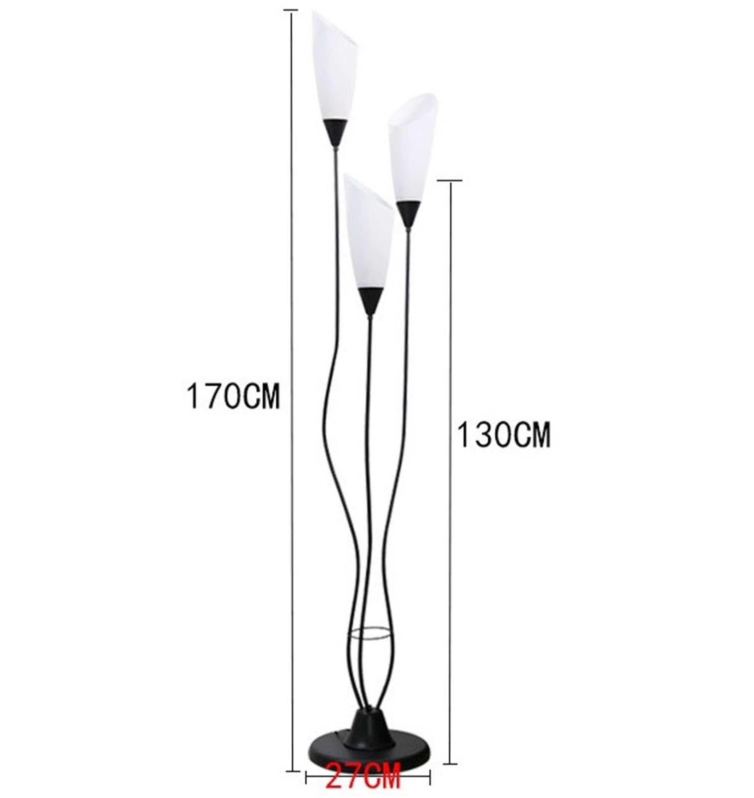 Standing Lamps Nowoczesna, Prosta, Trzygłowicowa Lampa Podłogowa, Kreatywna Stojąca Do Salonu Podłogowa Salonu