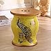 wazondekoracyjny Kwiaty i ptaki Jingdezhen Porcelanowy Stołek Ogrodowy Ceramiczny stołek do ubierania Stół Chiński Niebieski Malowany Stołek Ogrodowy (31x27cm) (Kolor: B) (Color : B)