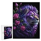 【Une pièce mémorable】 : faites plaisir et défiez votre famille et vos amis en reconstituant cet incroyable puzzle de Purple Lion with Roses 500 PCS. Ramenez à la maison des heures de plaisir et de divertissement que tout le monde appréciera.