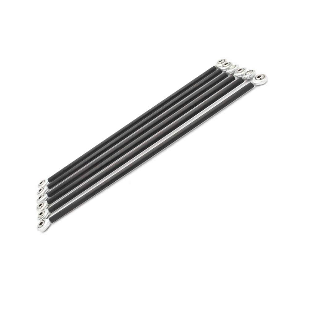 Lysee 3D Printer Parts & Accessories - kossel K800 Upgrade Diagonal Push rods kit Delta Kossel 3D Printer 219MM Length Parallel arm fisheye Carbon Rod kit