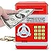 Liberty Imports Kids Piggy Bank Toy, Digital Password Key Money Safe for Cash Coin, Mini ATM Cash Coin Saving Toy for Children