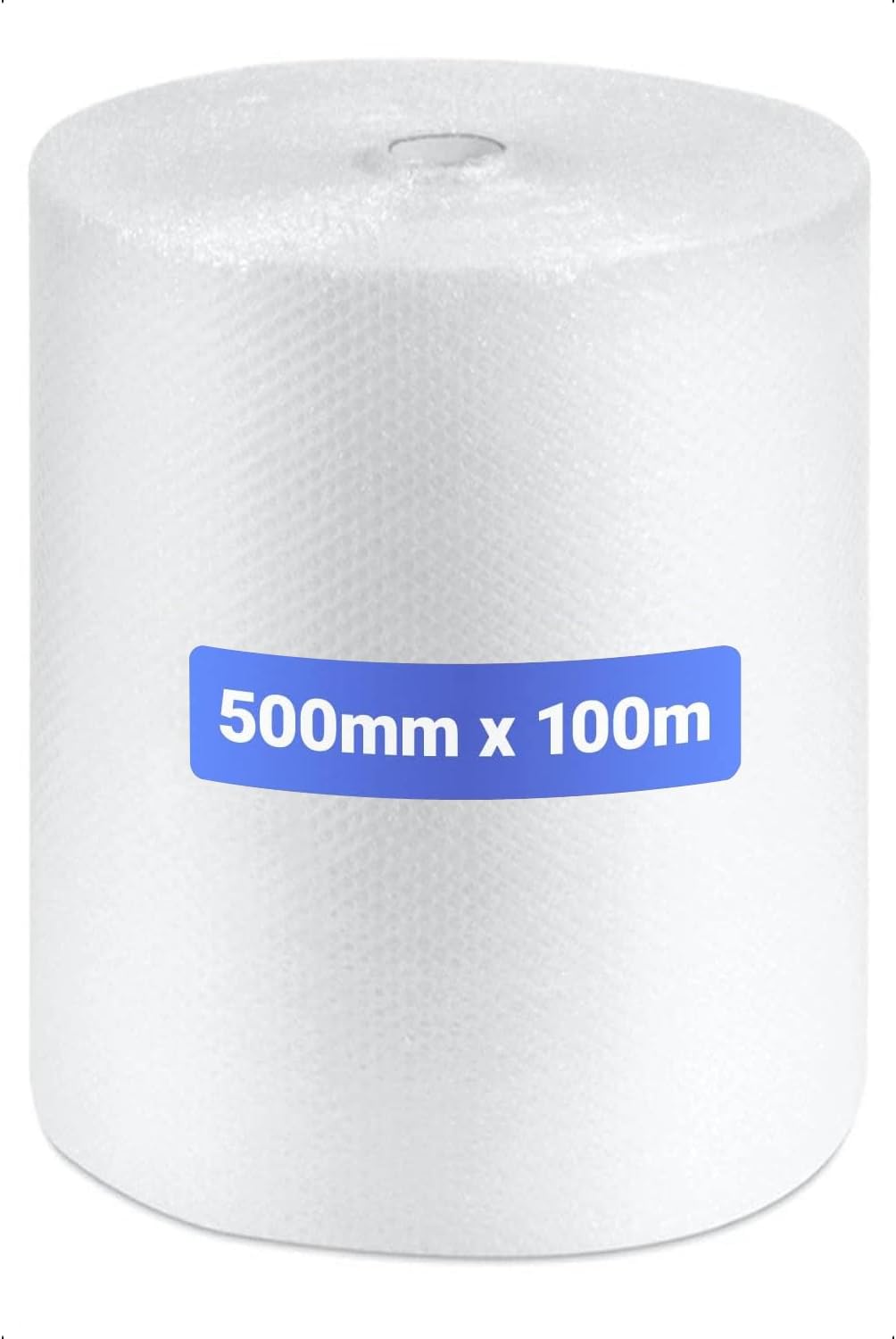 Large Roll of Bubble Wrap 500mm x 100m | 10mm Bubbles | Quality Strong Air Bubbles Packaging for House Moving & Packing Storage Boxes