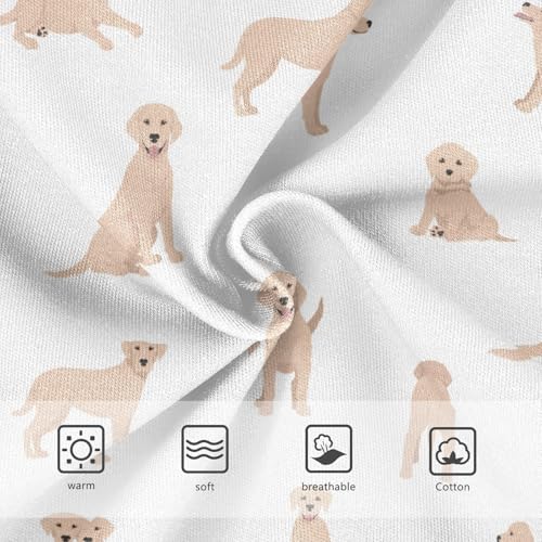Girls' Underwear Cute Labrador Dog Cotton Stretch Comfort Toddler Panties3