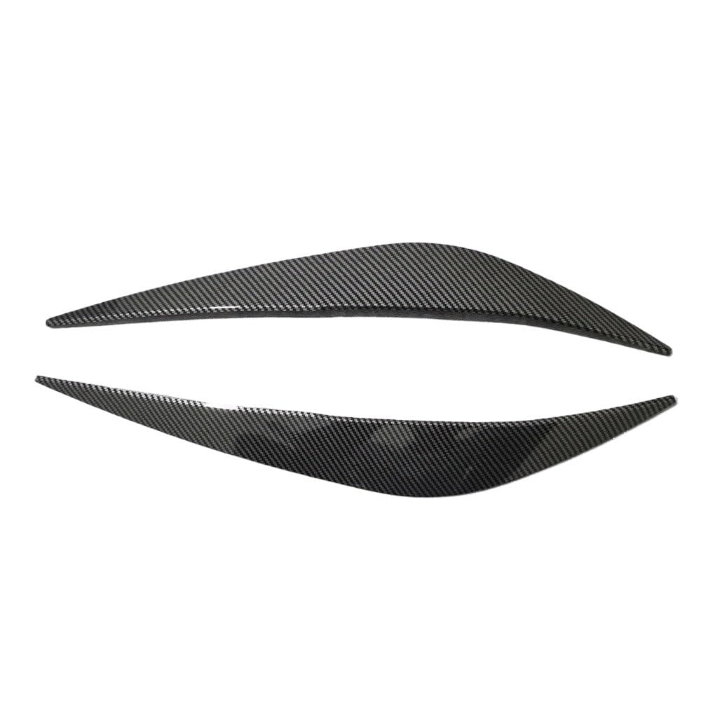 Adesivi for sopracciglia malvagie con fari lucidi adatti for BMW F40 Serie 1 116i 118d(Gloss Black)