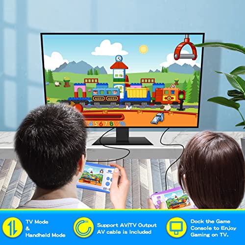 Retro Handheld Games Console For Children 2.5 Inches Color Screen Portable Video Game Player With 168 Classic Games Built-In Support Tv Output Electronic Game Toys For Boys Girls (Purple) #TOP4