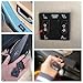 4Pcs 5 Pin Car Window Switch 12V 20A Control Power Window Lift Automobile Car Power Master Switch Momentary Rocker Switch Blue Light Indicator Light Gytovvvz