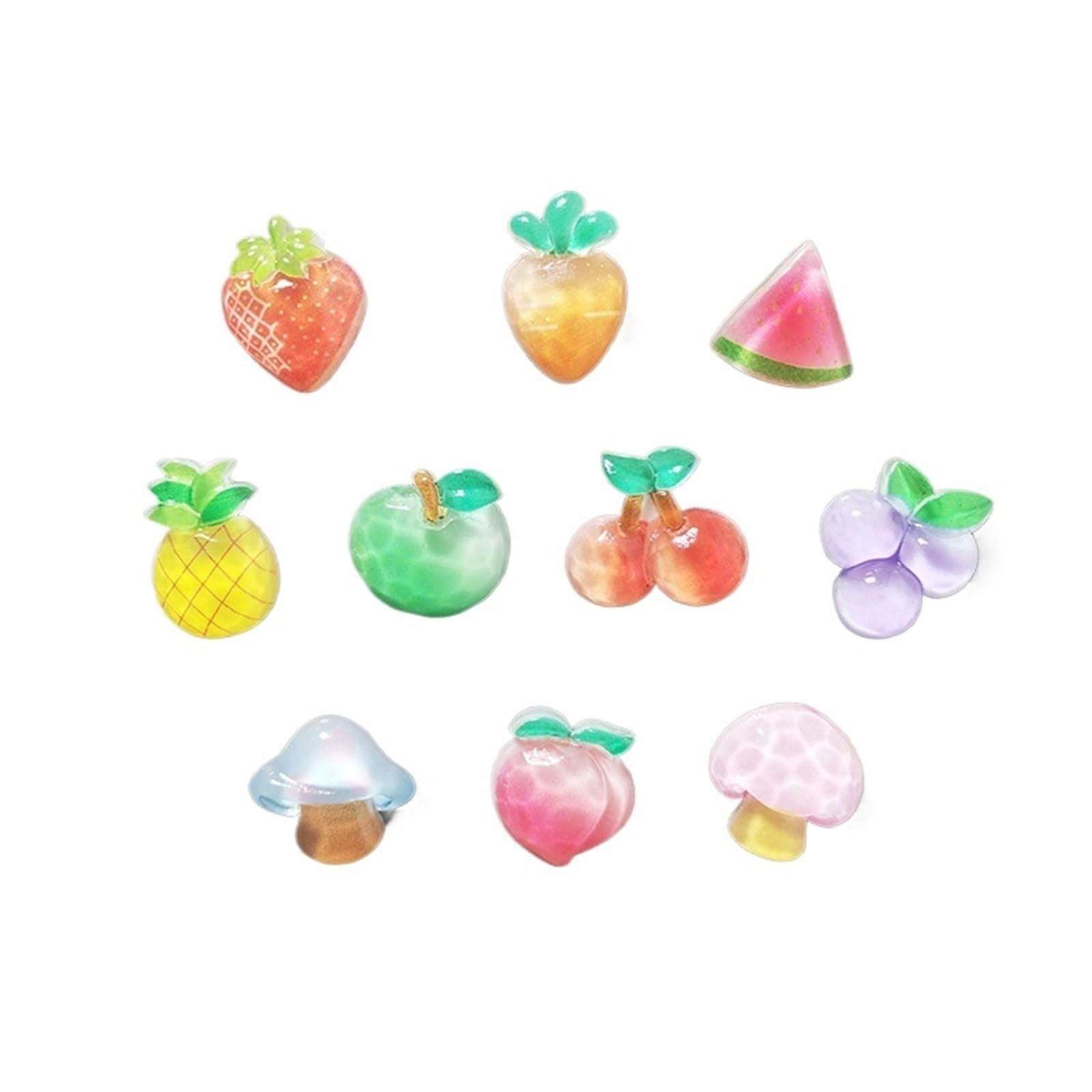 Fridge Magnets 24pcs Fruit Refrigerator Magnets Summer Photo Message Board Fridge Home Office Decoration Ornaments