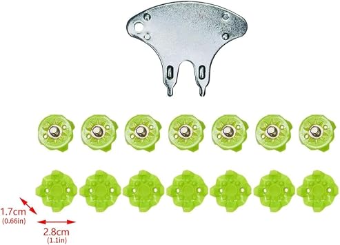 Antislip Shoe Spikes Golfs Cleat Quick Twist Installation Golfs Shoes Nails for Men and Women