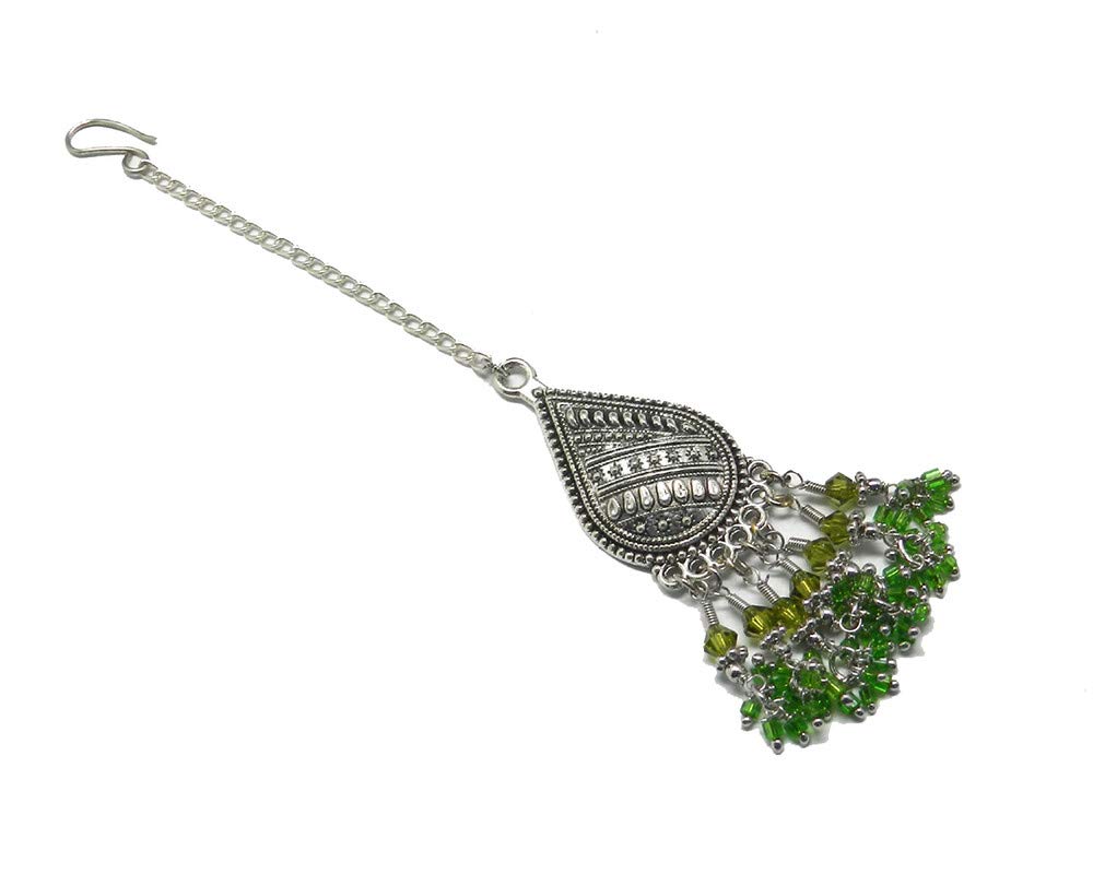 Radhesh Creation And Jewellery German Silver (Oxidized) Maangtikka for Women and Girls (B08N56FQTG) Amazon Price History, Amazon Price Tracker