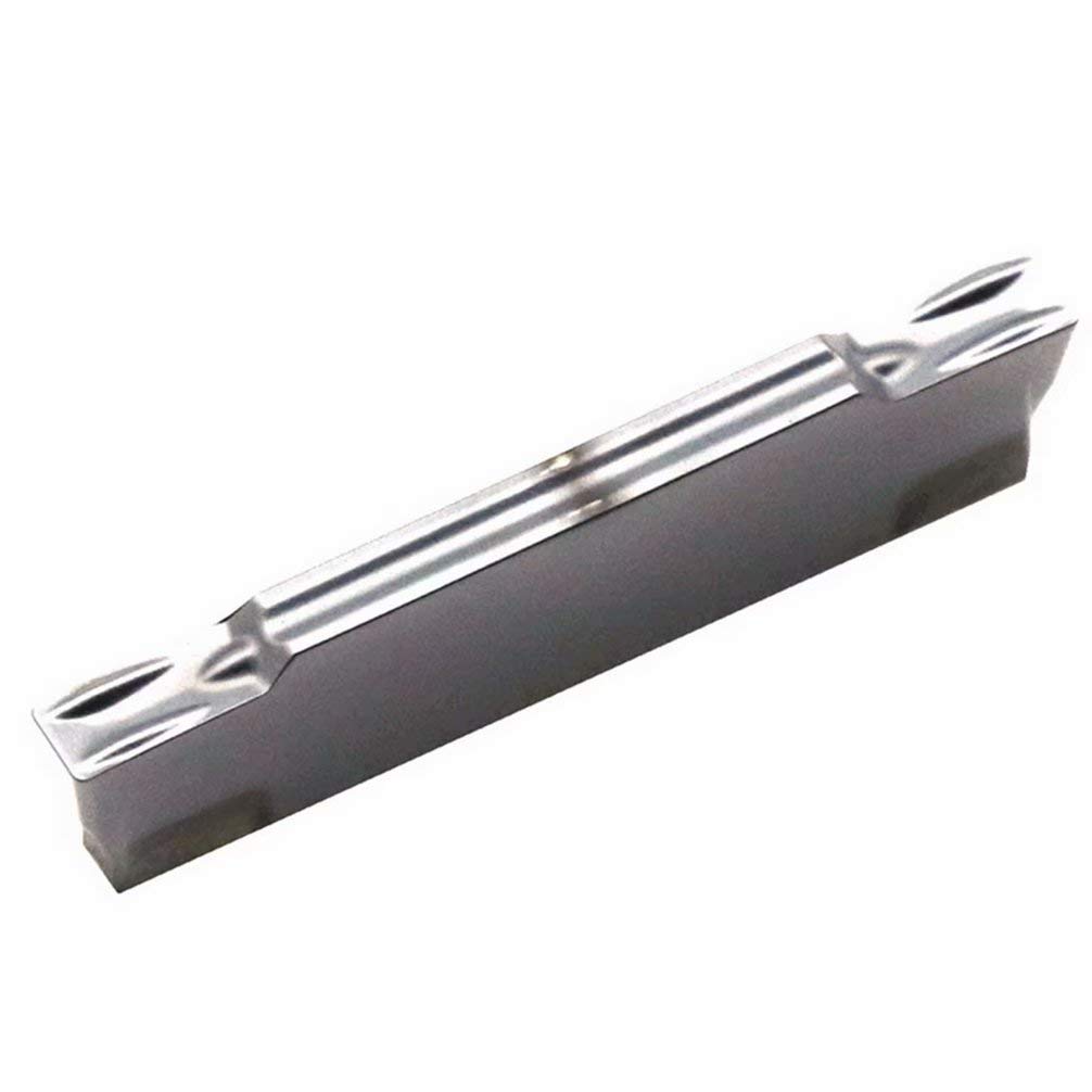 10pcs MGMN200-M ZK01 Non-Ferrous Copper Aluminum CNC Groove Cutting Lathe Grooving Tool Indexable Carbide Cutoff Inserts