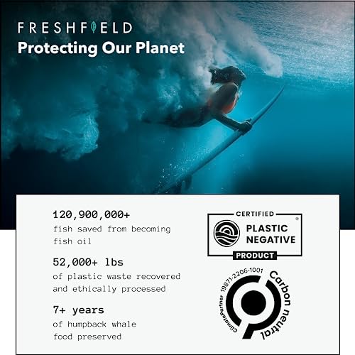 Freshfield Vegan Omega 3 Dha Supplement: Premium Algae Oil, 2 Month Supply, Plant Based, Sustainable, Premium And Mercury Free. Supports Heart, Brain, Joint Health - W/Dpa (180) #TOP4