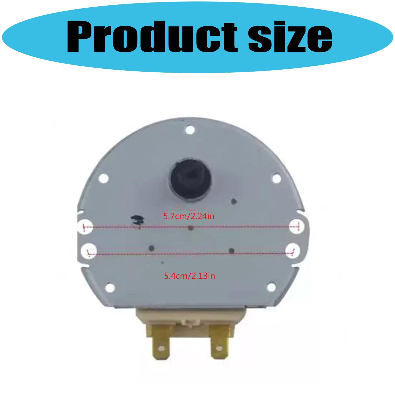 Motor universal de plato giratorio para microondas adecuado para varias marcas de 220 V, textura metálica, pieza de repuesto de fácil instalación
