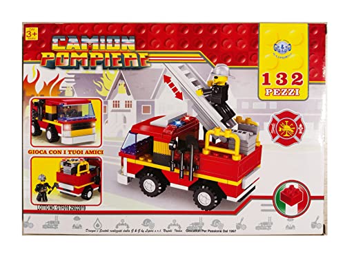Box construcciones ricas de accesorios y detalles para niños (Camion Bombero) Cover