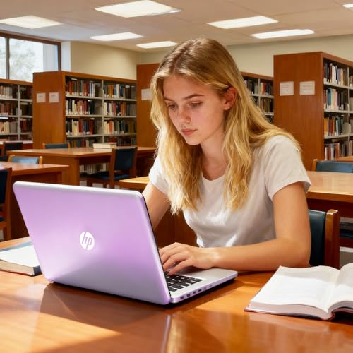 Image of HP Home and Student Essential Laptop • Office 365 & Copilot AI • Intel 4-Core CPU • 1.1TB Storage (1TB OneDrive and 128GB SSD) • 4GB RAM • Windows 11 w /o Mouse