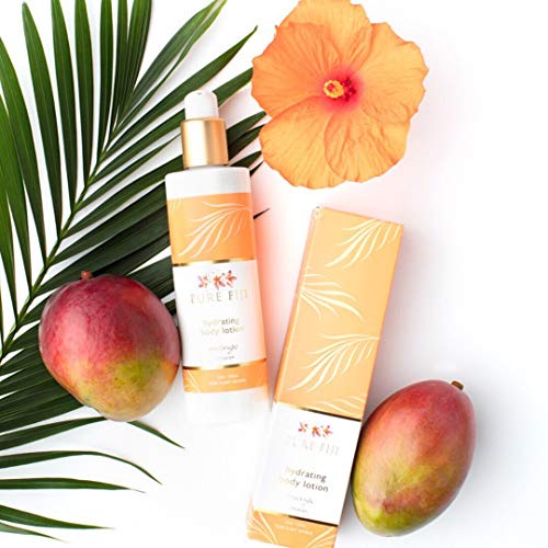 Pure Fiji Hydrating Body Lotion - Moisturizing Organic Body Lotion, Mango, 12 Oz #TOP4