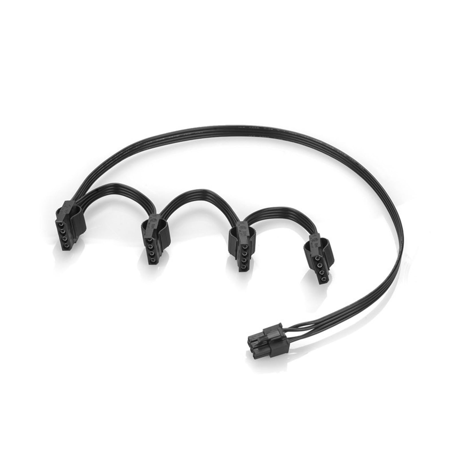 Generico Cavo SATA Molex PCI‑E a 6 pin da 1 a 4(To 4x Molex)