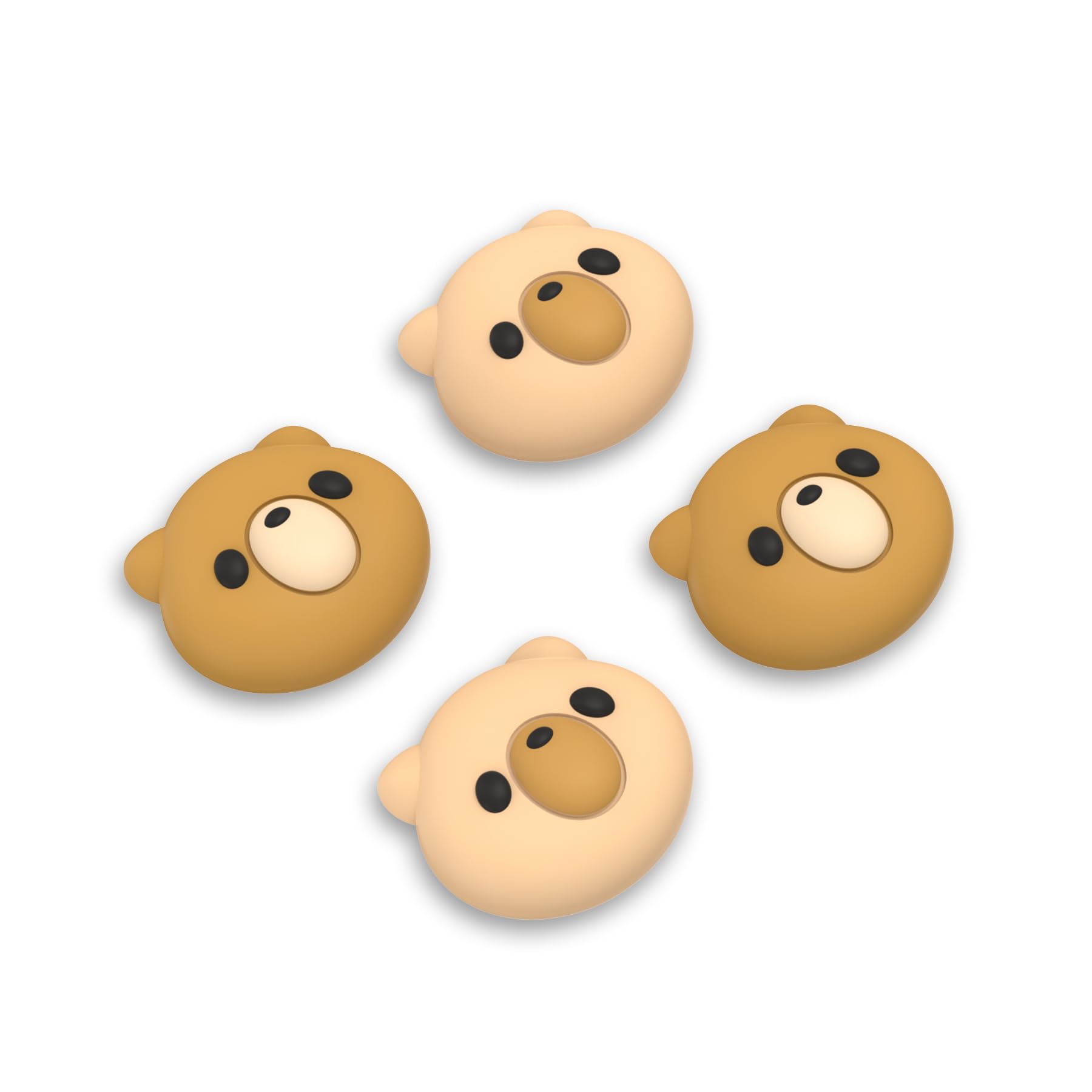 PlayVital Agarres para el Pulgar para Steam Deck LCD Silicona Tapas de Joystick para PS Portal Caps Thumb Grip Cubierta Antideslizante para Joystick para Steam Deck OLED(Samurái&Guardián-Negro) — view 19