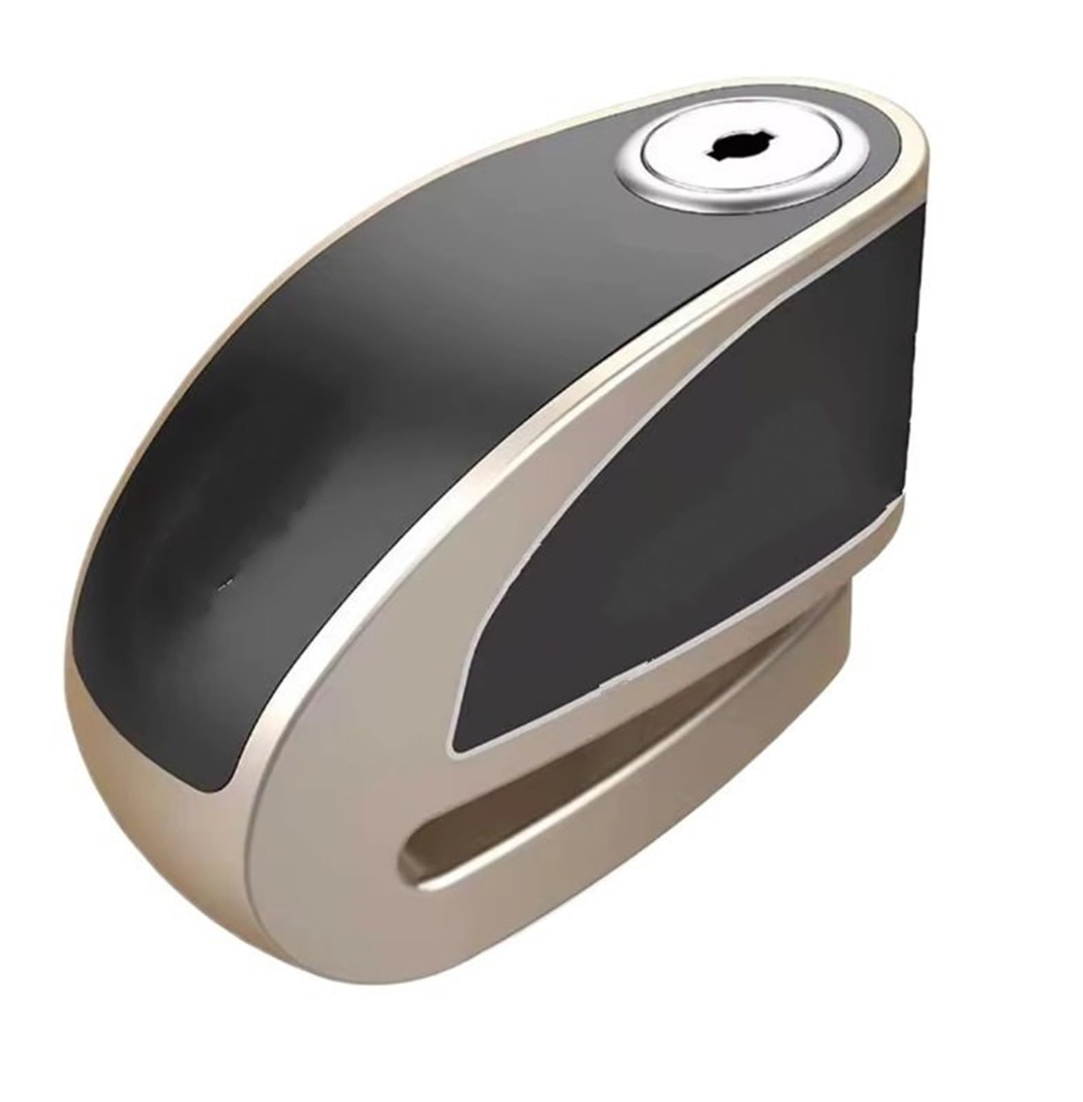 Blocca Disco Blocco allarme impermeabile per moto Freno a disco controllabile intelligente Blocco per auto elettrico Freno a disco Bloccadisco Moto(DX26 Gold)