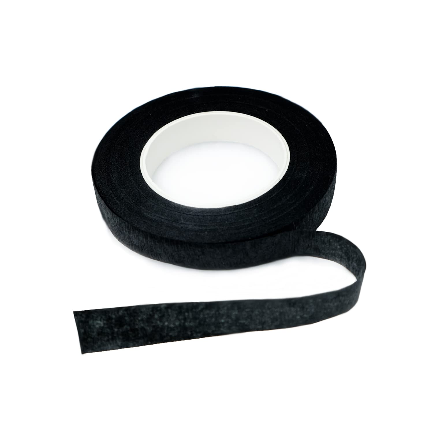 BEADNOVA Floral Tape 1/2inch Flower Tape Black Floral