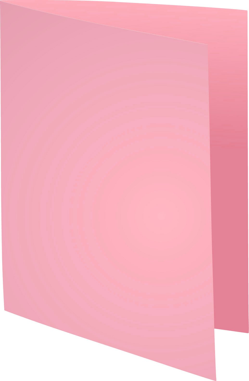 Exacompta 5 Packungen à 100 feste Mappen Super rosa