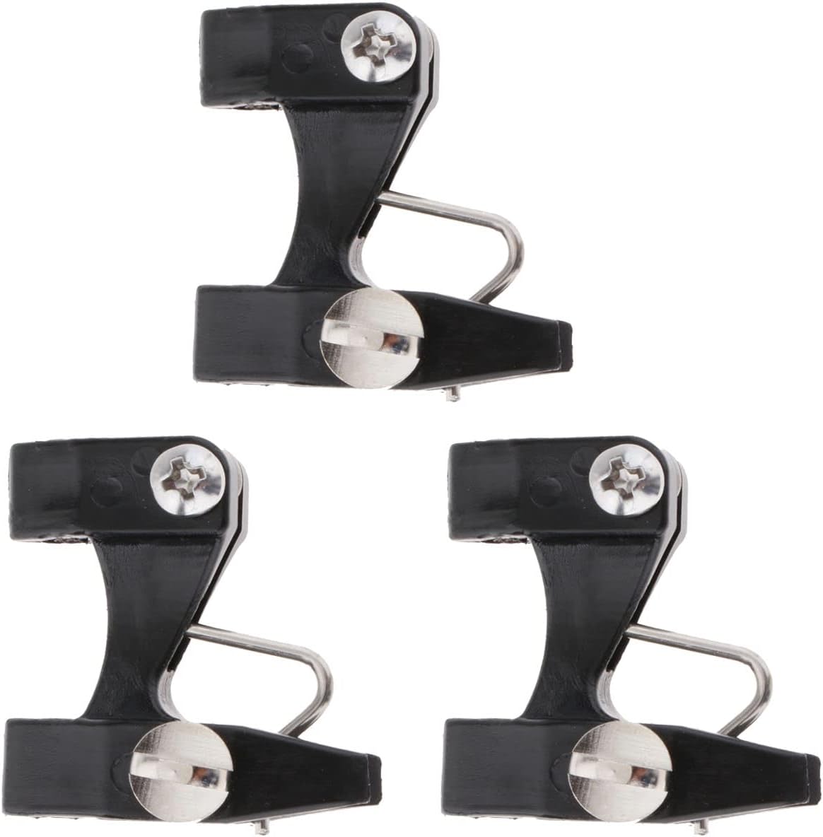 3pcs/Set(Hole Diameter 2mm/3mm/4mm) Heavy Tension Flat Line Release Clips for Kites Fishing Clips Downriggers Lines Clips