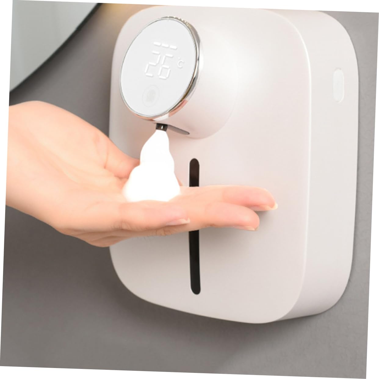 Mobestech Distributore Automatico Di Sapone Senza Contatto Distributore Di Sapone Ricaricabile Da Parete Realizzato in Materiali Con Sensori Intelligenti Facile Da Usare e Affidabile