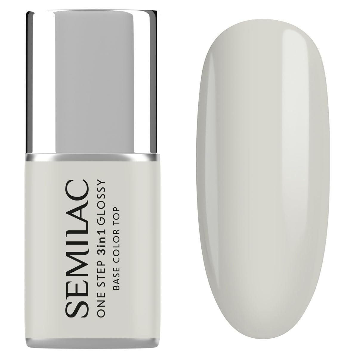 Semilac Lakier Hybrydowy Formuła 3w1 One Step S110 The White 7ml