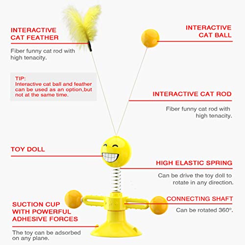 Brinquedo de gato moinho de vento,Brinquedo de gato de moinho de vento Plataforma giratória Brinqued