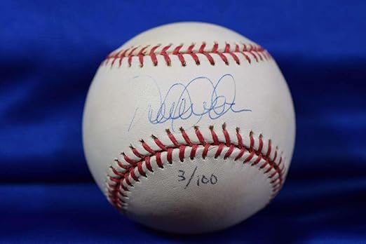 Derek Jeter MLBAuthentic Coa Autograph Major League Signed Baseball