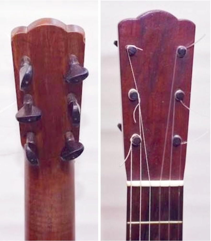 Plan of a Vicente Arias 1875 Classical Guitar - Full Scale Print