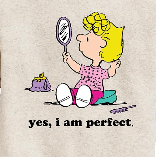 HYBRID APPAREL - Peanuts - Yes I Am Perfect Sally - Toddler & Youth Crewneck Fleece Sweatshirt3