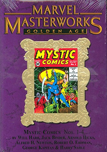 Marvel Masterworks Golden Age Volume 154 Mystic Comics 1-4 Gold Foil Limited Edition      Hardcover