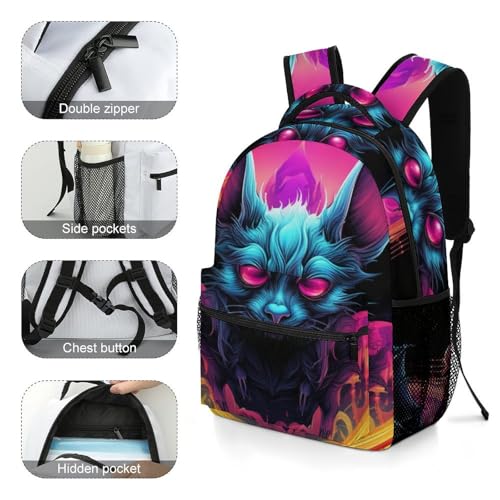 Sac à dos école primaire plage twill léger avec sifflet de sécurité - 3