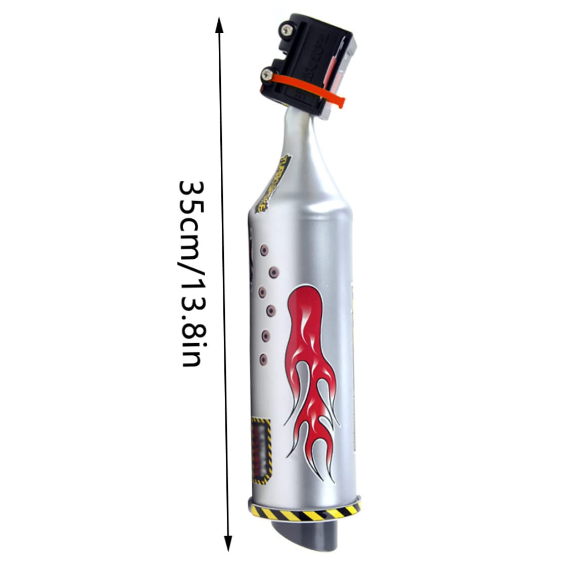 Generatore di rumore per bici Impianto audio di scarico per bici Turbina turbo per bici Tubo di scarico per moto Giocattoli con effetti sonori Accessori per biciclette Impianto audio di scarico per bi