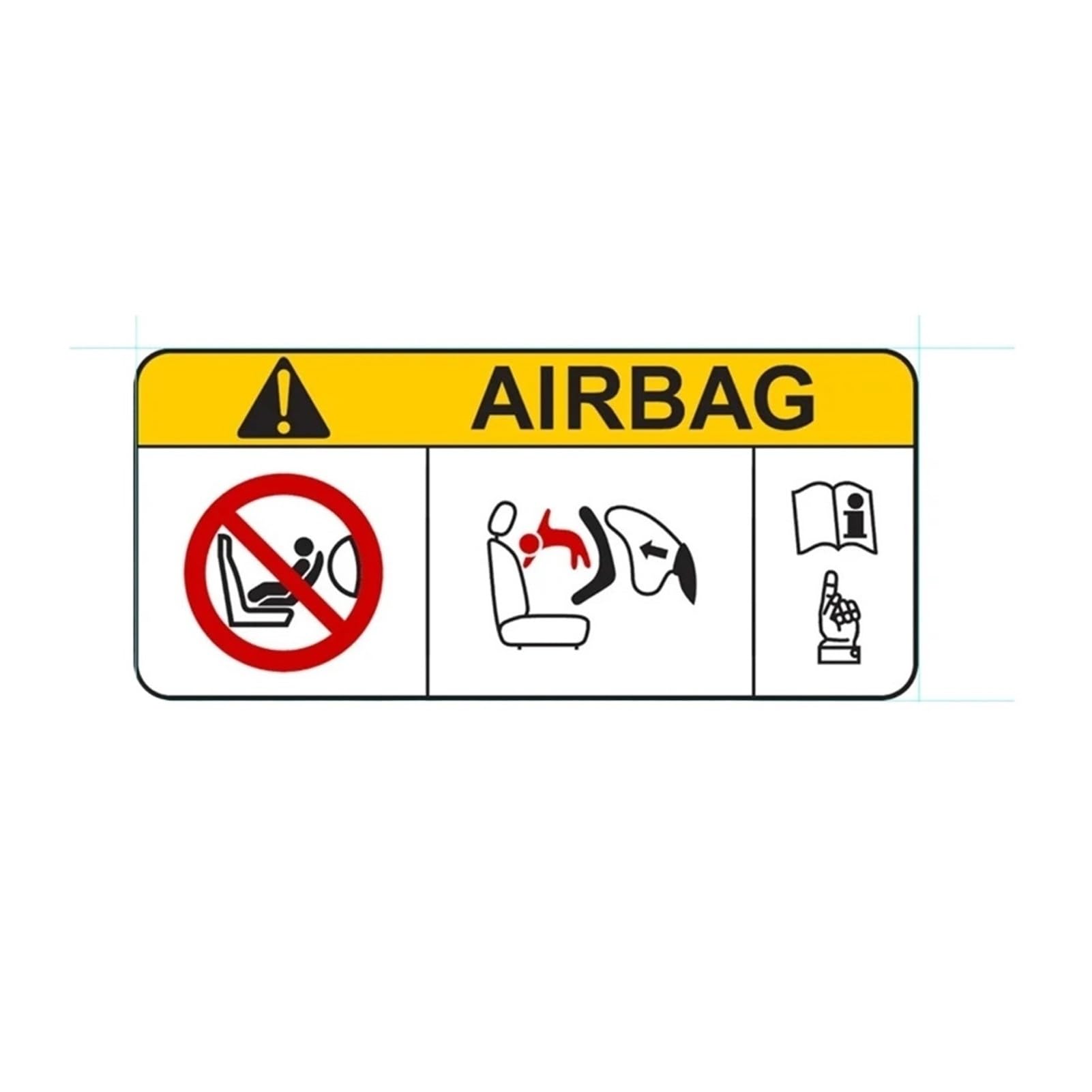 Adesivo Sticker Pegatinas ATTENZIONE TETTE AIRBAG HOT SEXY CAR TIR WARNING BOOBS
