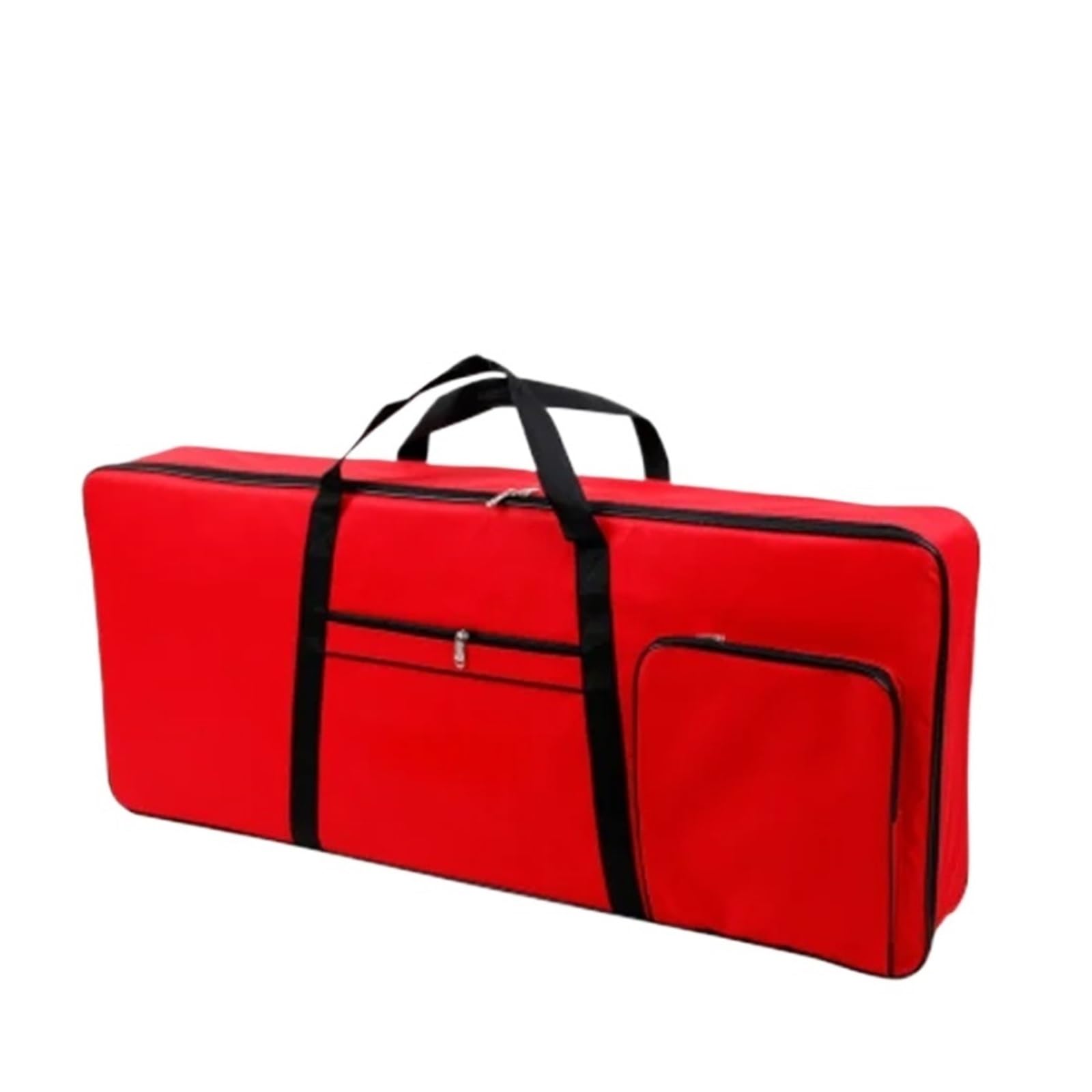 Borsa per Tastiera Borsa in nylon impermeabile for zaino for tastiera 61 Custodia for pianoforte elettronico for borsa for organo(Red)