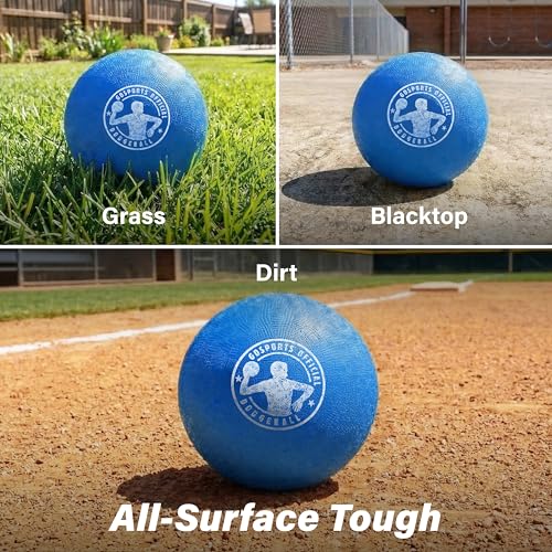 GoSports Dodgeball Balls - 6 Pack Air Touch No-Sting Balls - Includes Ball Pump & Mesh Bag - Blue by GoSports - Image 4