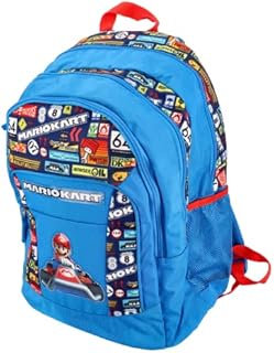 KIT SUPER MARIO KART ZAINO ORGANIZZATO + ASTUCCIO OVALE ORGAANIZZATO + DIARIO 12MESI NON DATATO